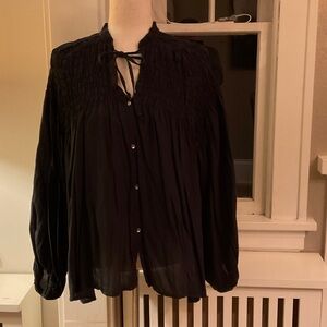 Elegant Black Women's Top